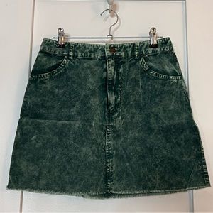 Corduroy Mini Skirt - Size Small